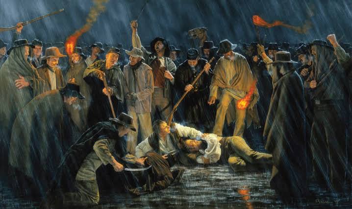 Joseph Smith betrayed by the Mormon Militia Missouri LDS