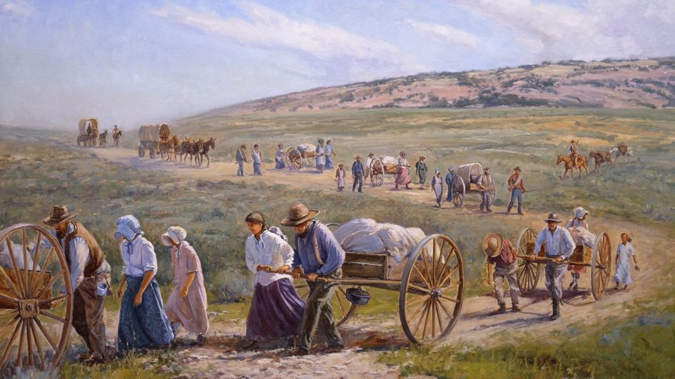 Miracle of bread for Pioneers LDS